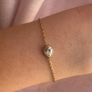 Celeste, bracelet en acier inoxydable, qui resiste à l'eau, de la bijouterie fantaisie Zalia Bijoux proche de voiron 38500