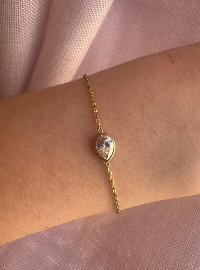 Celeste, bracelet en acier inoxydable, qui resiste à l'eau, de la bijouterie fantaisie Zalia Bijoux proche de voiron 38500
