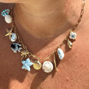 Dolce mare, collier en acier inoxydable, qui resiste à l'eau, de la bijouterie fantaisie Zalia Bijoux proche de voiron 38500