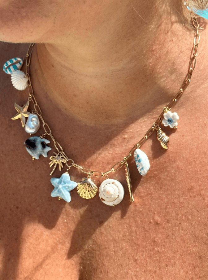 Dolce mare, collier en acier inoxydable, qui resiste à l'eau, de la bijouterie fantaisie Zalia Bijoux proche de voiron 38500