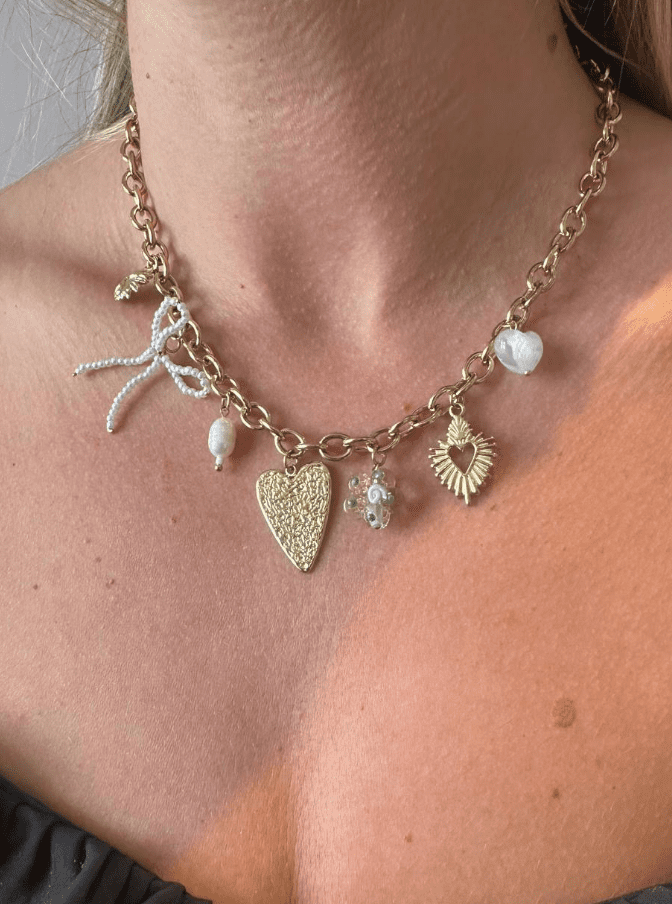 Dolceamore, collier en acier inoxydable, qui resiste à l'eau, de la bijouterie fantaisie Zalia Bijoux proche de voiron 38500
