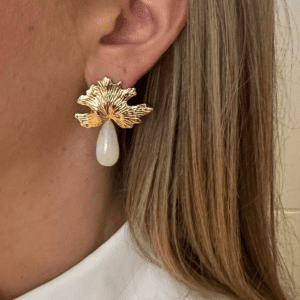 Goutte chic, boucles d'oreilles en acier inoxydable, qui resiste à l'eau, de la bijouterie fantaisie Zalia Bijoux proche de voiron 38500