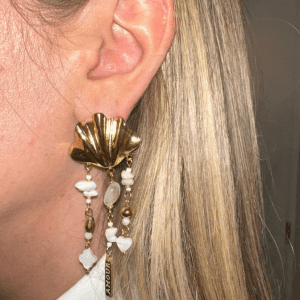 Océane, boucles d'oreilles en acier inoxydable, qui resiste à l'eau, de la bijouterie fantaisie Zalia Bijoux proche de voiron 38500
