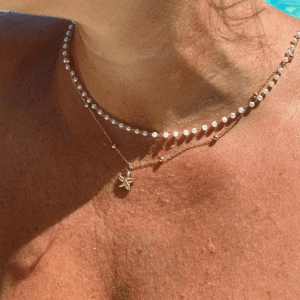 Stellina, collier en acier inoxydable, qui resiste à l'eau, de la bijouterie fantaisie Zalia Bijoux proche de voiron 38500