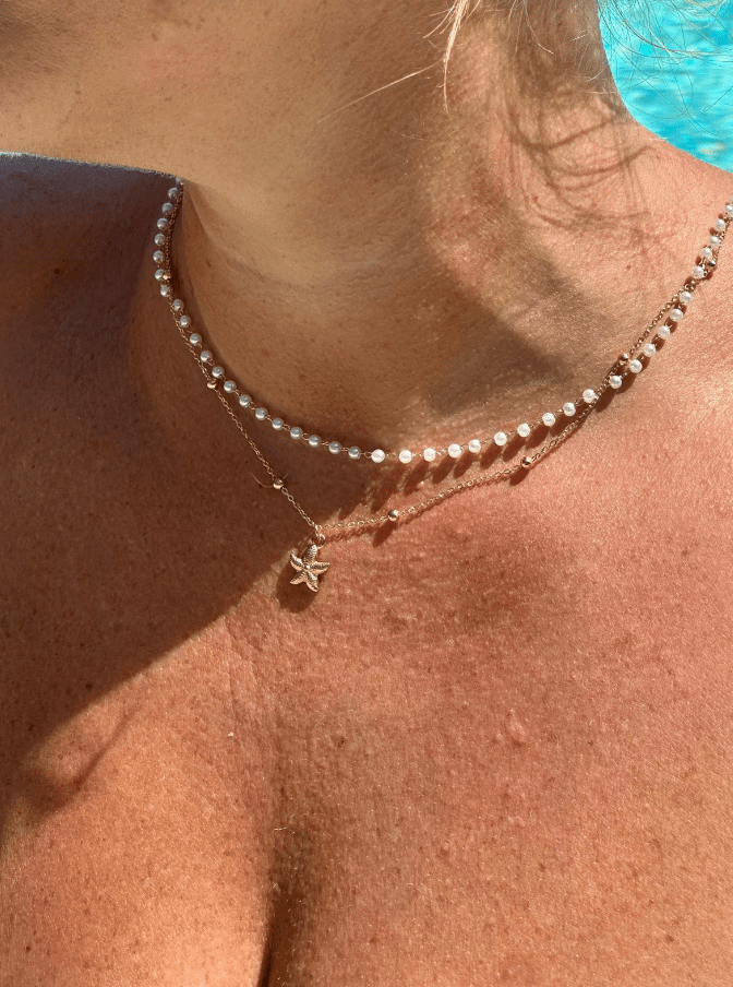 Stellina, collier en acier inoxydable, qui resiste à l'eau, de la bijouterie fantaisie Zalia Bijoux proche de voiron 38500