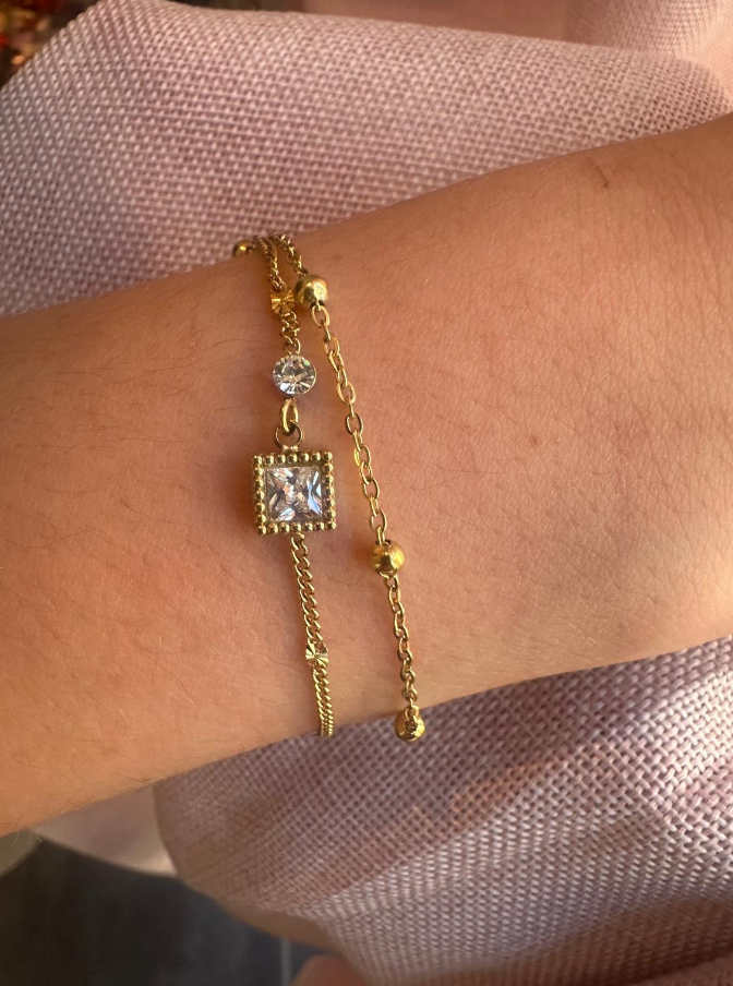 Victoria, bracelet en acier inoxydable, qui resiste à l'eau, de la bijouterie fantaisie Zalia Bijoux proche de voiron 38500